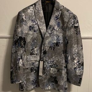 Thread & Stitch Jacquard Floral Blazer